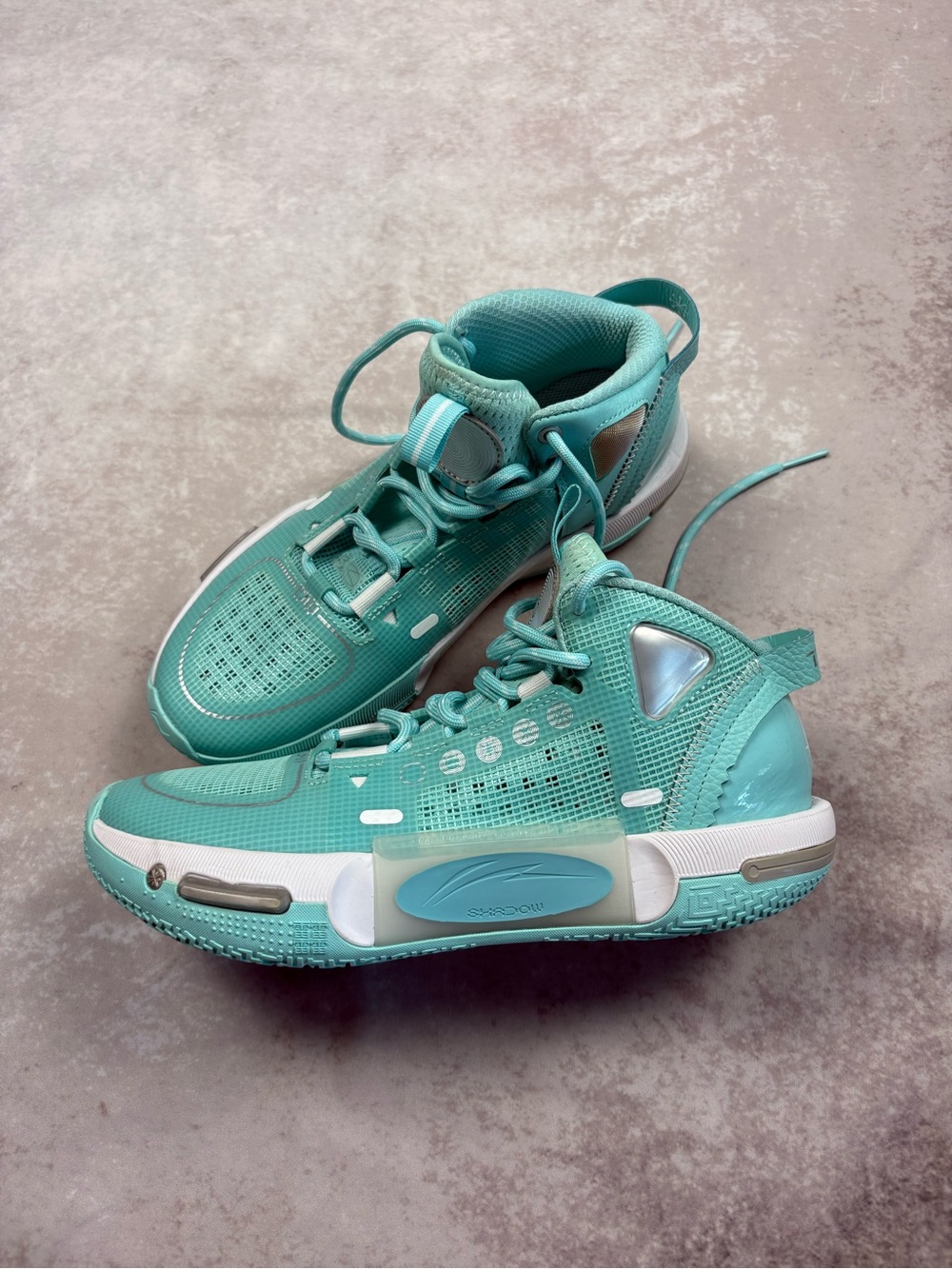 Li-Ning Way of Wade Shadow 4 Mint Basketball Shoes Men's 7 ABPS057-4 NWOT